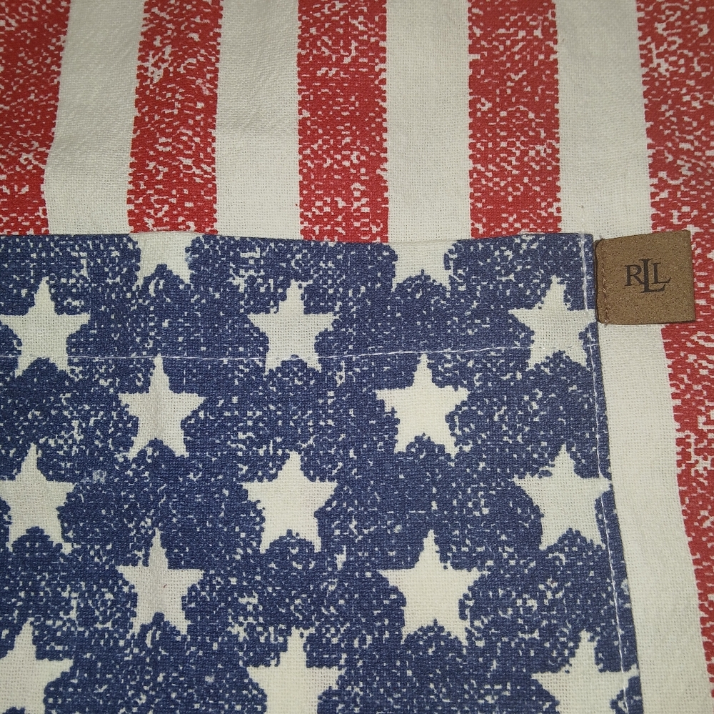 Ralph Lauren 100% Cotton Patriotic American Flag Apron, Unisex - Picture 4 of 8